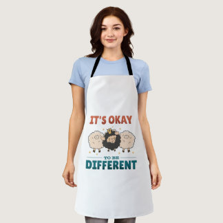 It's OK to be different Invitation Apron