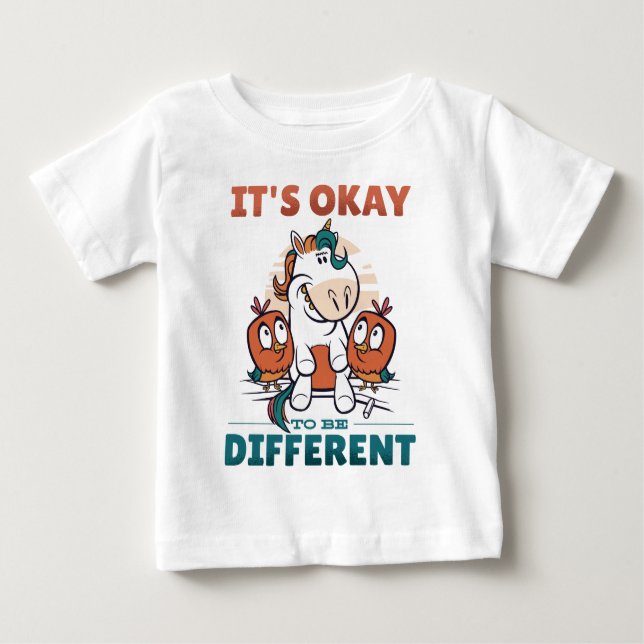It's OK to be different Invitation Baby T-Shirt (Front)