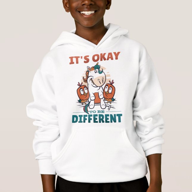 It's OK to be different Invitation Hoodie (Front)