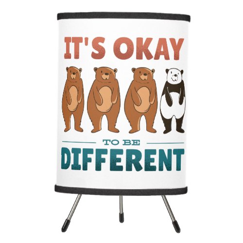 Its OK to be different Invitation Napkins Hoodie Tripod Lamp