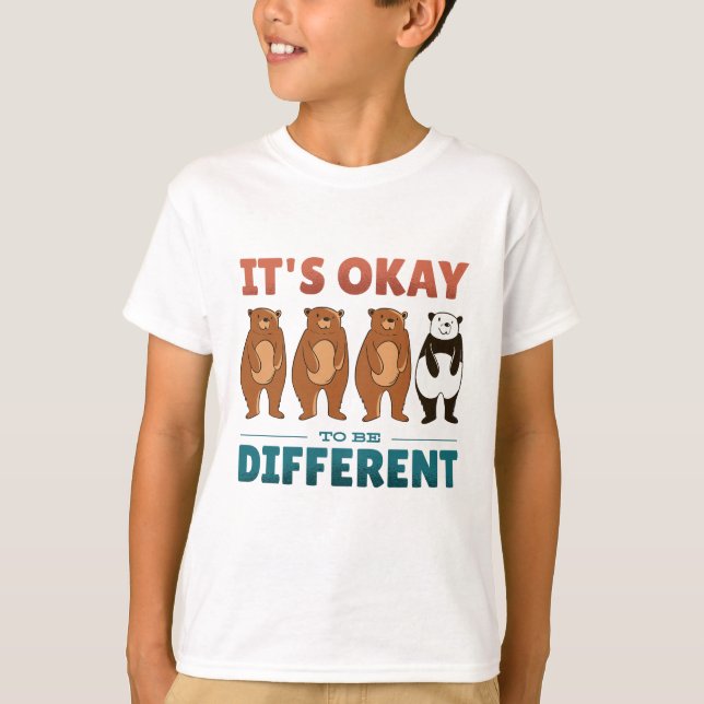 It's OK to be different Invitation Napkins T-Shirt (Front)