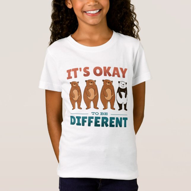 It's OK to be different Invitation Napkins T-Shirt (Front)