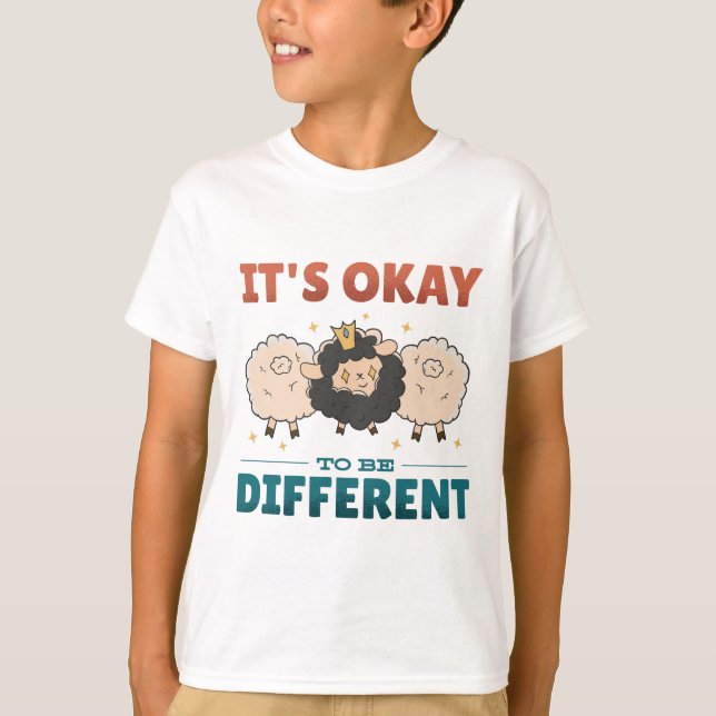 It's OK to be different Invitation T-Shirt (Front)