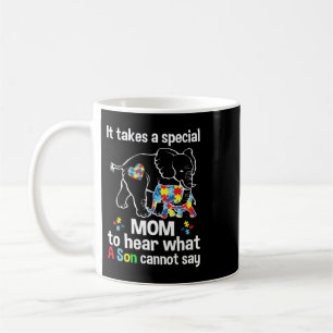 It's Ok To Be Different Reindeer Christmas Autism Coffee Mug