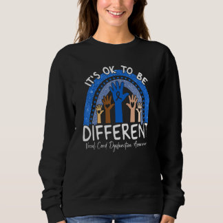 It's Ok To Be Different Vocal Cord Dysfunction Awa Sweatshirt