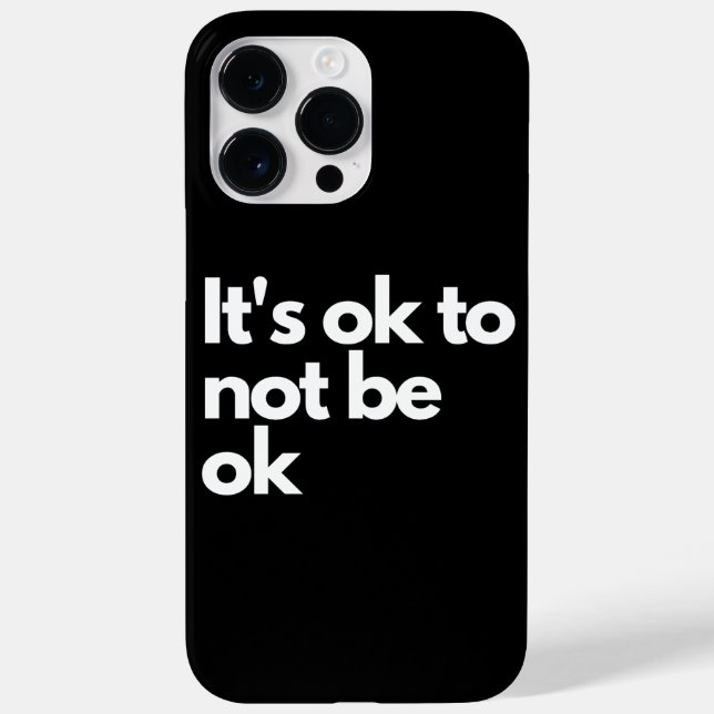 It's ok to not be ok Case-Mate iPhone case (Back)