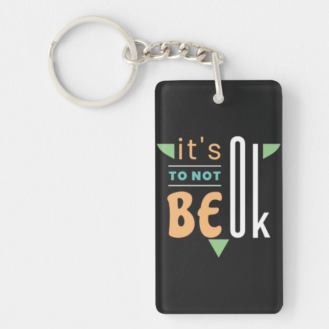 It's ok to not be ok keychain (Front)