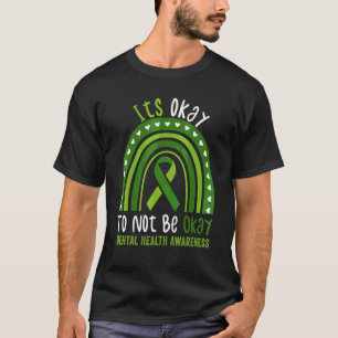 It's Ok To Not Be Ok Mental Health Awareness Boho T-Shirt