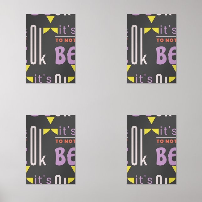 It's OK to not be OK Wall Art Sets (Front)