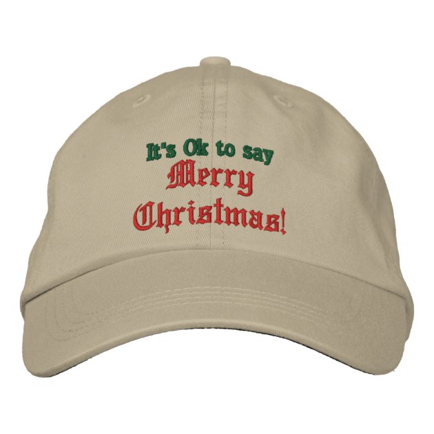 christmas baseball hat