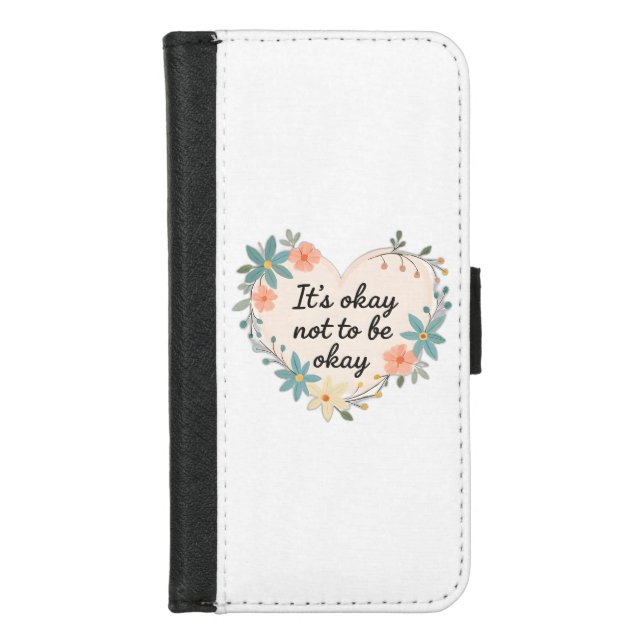 it's Okay Not to be Okay iPhone Wallet Case (Front)