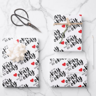 It's Okay Not To Be Okay Wrapping Sheets