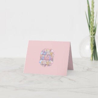 It's Okay to Be Not Okay | Self Care & Emotional W Thank You Card