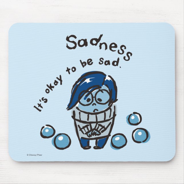 It's Okay To Be Sad Mouse Pad (Front)