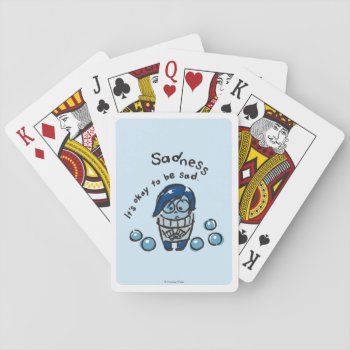 It's Okay To Be Sad Playing Cards by insideout at Zazzle