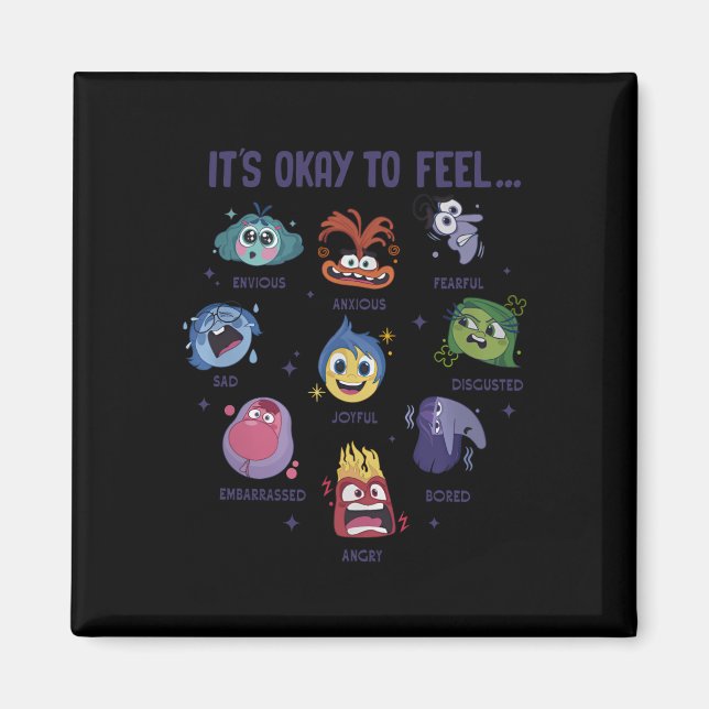 It's Okay To Feel All The Feels  Magnet (Front)