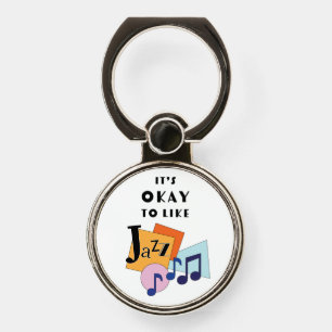 It's Okay to Like Jazz V.2 Phone Ring Stand