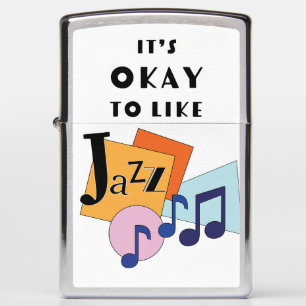 It's Okay to Like Jazz V.2 Zippo Lighter