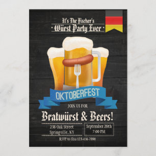It's Oktoberfest Time Invitation
