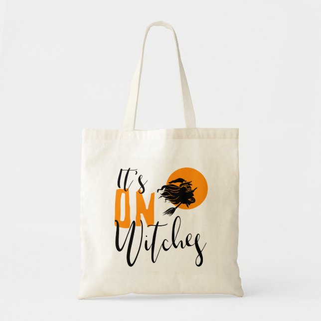 It's On Witches ID442 Tote Bag (Front)