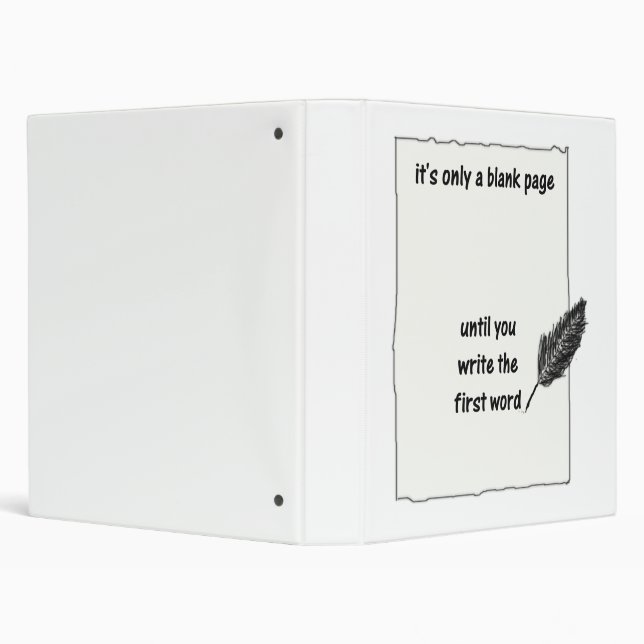 It's only a Blank Page Binder (Background)