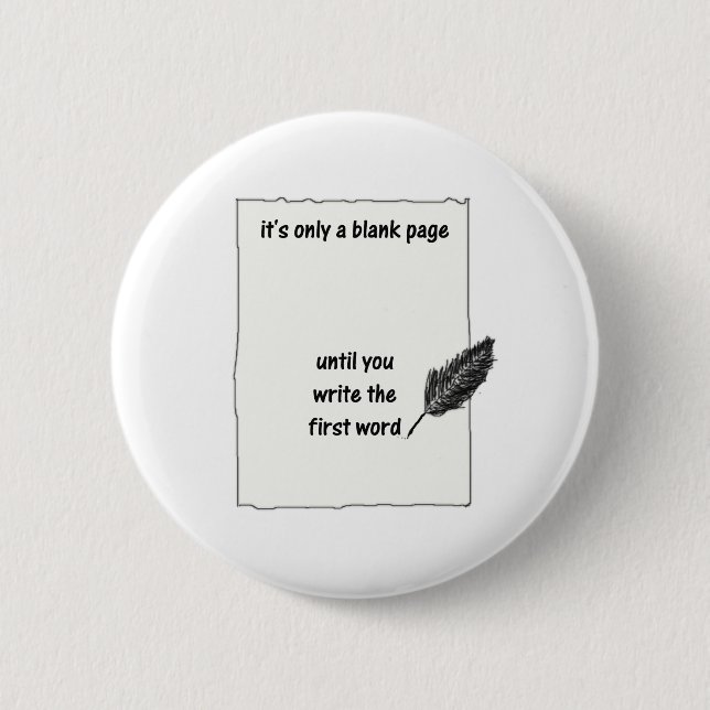 It's only a blank page... button (Front)