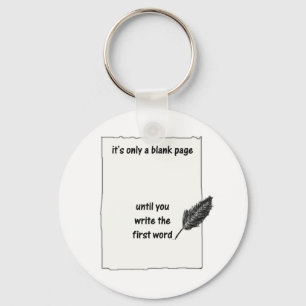 It's only a blank page... keychain