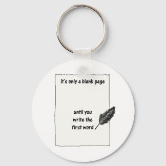 It's only a blank page... keychain