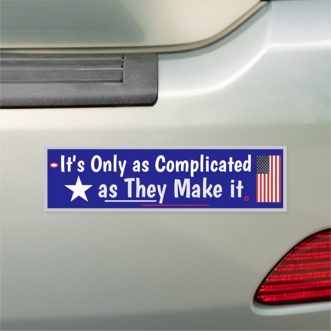 It's only as complicated as they make it car magnet (In Situ)