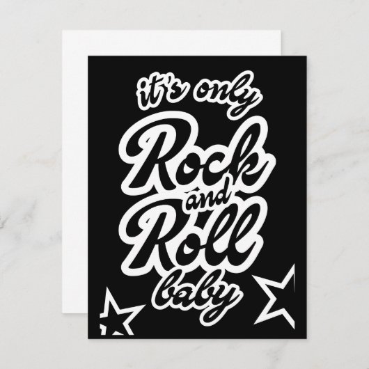 Its Only Rock and roll Baby (Front/Back)