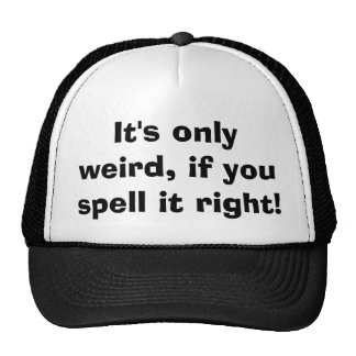Weird Hats and Weird Trucker Hat Designs