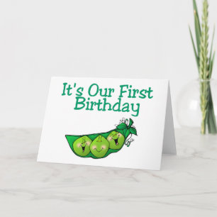 It's Our First Birthday (2) Card
