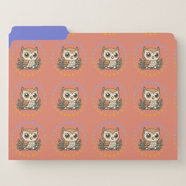 "It's Owl Good" decorative File Folders (Front Left)