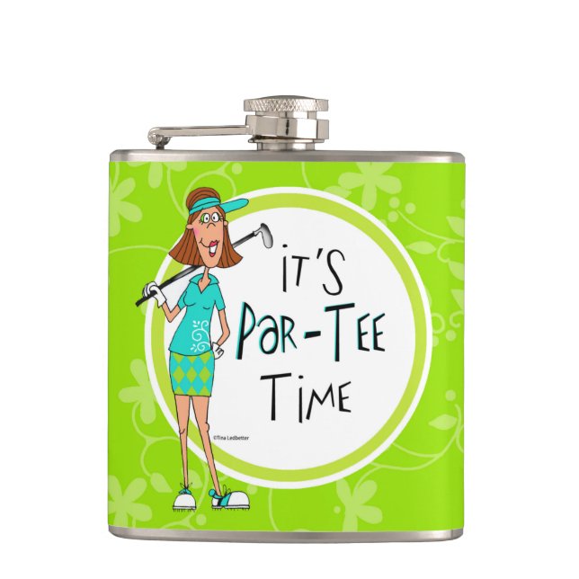 It's Par-Tee time with a new look Flask (Front)