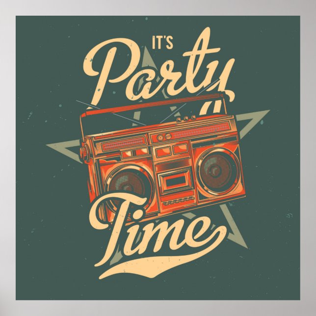 It's Party Time Poster (Front)