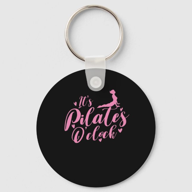 It's Pilates O'clock Powerhouse Körper Yoga Keychain (Front)