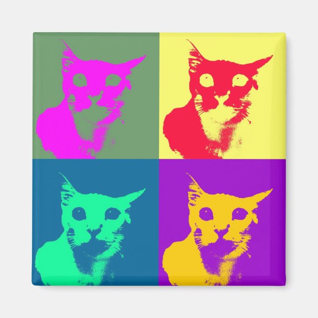 It's Pop-art Lance on a funky fridge magnet! Magnet (Front)