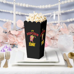 It's Popcorn Time Funny Favor Boxes