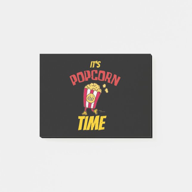 It's Popcorn Time Funny Post-it Notes (Front)