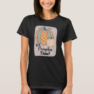 It's Pumpkin Time Color Pattern Pumpkins Autumn F T-Shirt