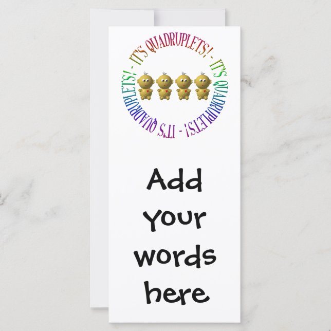 It's quadruplets! (Front)