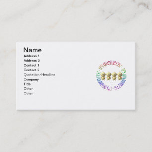 It's quadruplets! business card