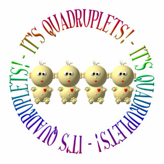 It's quadruplets! cutout