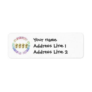It's quadruplets! label