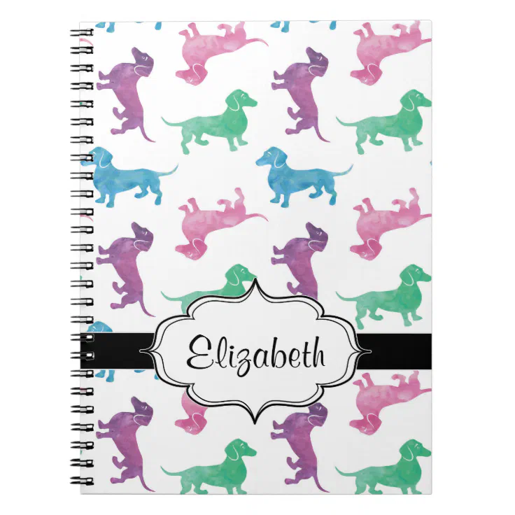 It's Raining Dachshunds Notebook | Zazzle