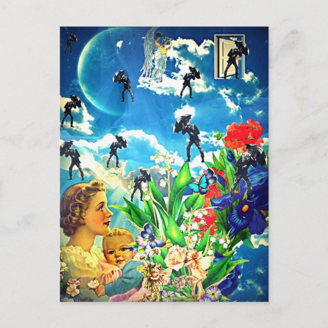 It's Raining Men, Hallelujah Postcard (Front)