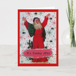 It's Raining Men Holiday Card