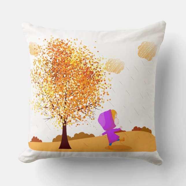 It's Raining Outside Pillow (Front)