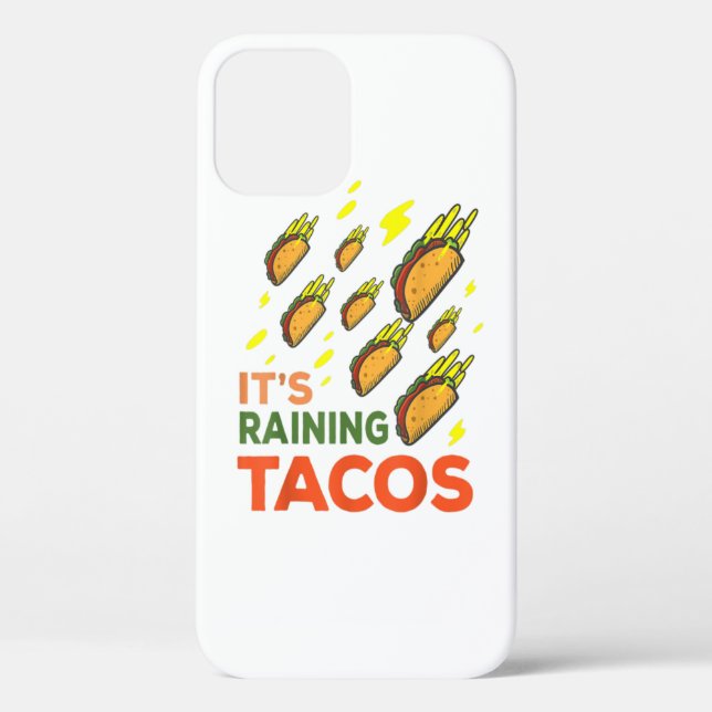 It's Raining Tacos Funny Taco Graphic Gift Case-Mate iPhone Case (Back)