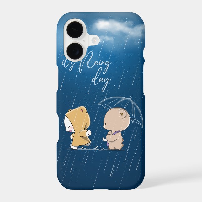 It's rainy day |  iphone case (Back)